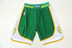 NBA Seattle Supersonics throwback Shorts green